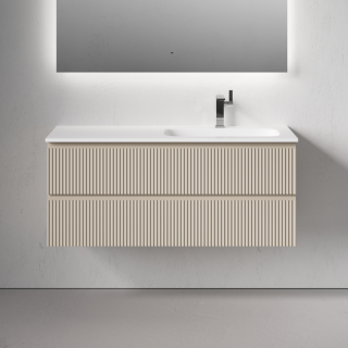 Тумба подвесная под раковину Sancos Snob R SNR120RCE правая 120 см Beige Soft